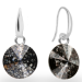 Náušnice Rivoli sa Swarovski Elements Candy KW112212BP Black Patina 10 mm