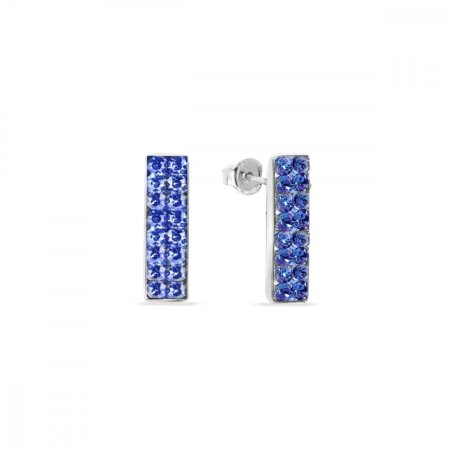 Náušnice modré sa Swarovski Elements Radiance KFMP1SA Sapphire