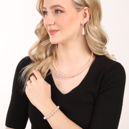 Perlový náramok so Swarovski Elements 33091.3 Rosaline