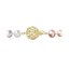 Perlový náramek z říčních perel se zapínáním ze 14 karátového zlata 923004.3/9264A multi