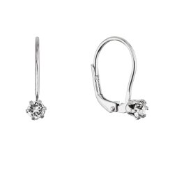 Strieborné visiace náušnice so Swarovski kryštálom 31322.1