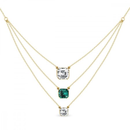 Náhrdelník zelený so Swarovski Elements Imperial Trio NKG3ROLO4480CEM Emerald