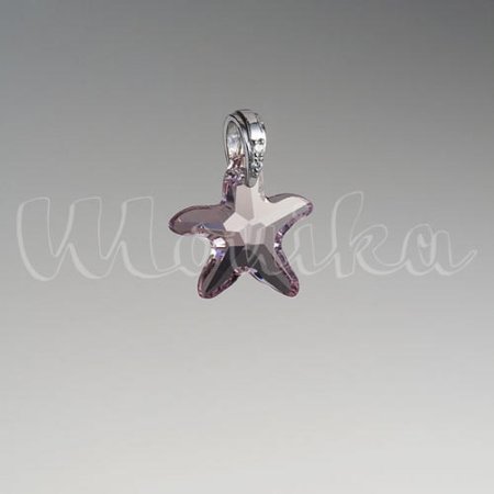 Prívesok so Swarovski Elements fialová hviezda 34008.3 Light amethyst