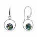 Náušnice duhové se Swarovski Elements Fame KWOM1122SS29RD Rainbow Dark