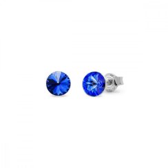 Náušnice Rivoli se Swarovski Elements Sweet Candy Studs K1122SS29S sapphire 6 mm