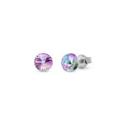 Náušnice fialové Rivoli so Swarovski Elements Sweet Candy Studs K1122SS29VL vitrail light 6 mm