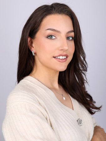 Stříbrný přívěsek se syntetickým opálem a křišťály Preciosa bílý kosočtverec 34260.1 white