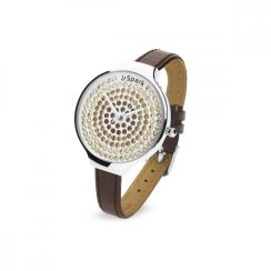 Dámske hodinky so Swarovski Elements Spotty hnedé ZSP33BRST