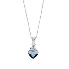 Náhrdelník modrý so Swarovski Elements Bliss NCMIX2808DB Denim Blue