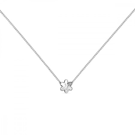 Náhrdelník číry so Swarovski Elements Fleurette NLANM28265C Krystal
