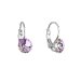 Náušnice Rivoli so Swarovski Elements Vitrail Light 8 mm