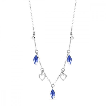 Náhrdelník modrý so Swarovski Elements Euphoria NROLO22017SA Sapphire