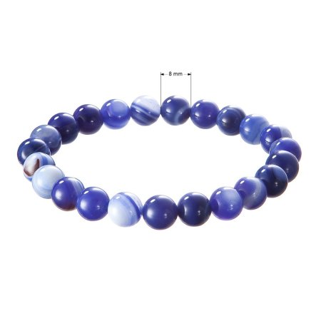 Náramek s minerálními kameny sodalit 43056.3