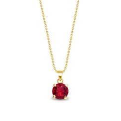 Náhrdelník červený so Swarovski Elements Ronda NPG1088SS39SC Scarlet