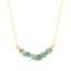 Náhrdelník s kamenem zelený avanturín 42037.3 ocel