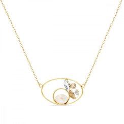 Náhrdelník béžový so Swarovski Elements Artesia NOG2201MIX1CGS Silk