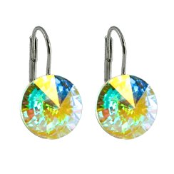 Náušnice Rivoli so Swarovski Elements AB 14 mm