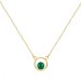 Náhrdelník zelený so Swarovski Elements Fame NOMG1122SS29EM Emerald