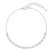 Stříbrný náramek s malými zirkony 13031.1
