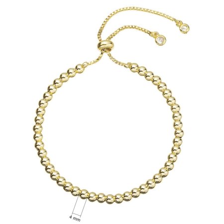 Zlatý bižuterní náramek 53005