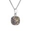 Strieborný náhrdelník so Swarovski kryštálmi 32088.3 moonlight