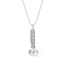 Náhrdelník číry sa Swarovski Elements Lingo NFM4122CC Krystal