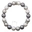 Náramok so Swarovski Elements šedá perla 33061.3 Grey