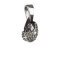 Krištáľový prívesok Swarovski Elements 39096.5 Silver night