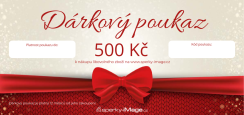Elektronický dárkový poukaz v hodnotě 500 Kč