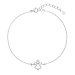 Stříbrný náramek andělíček se zirkony 13028.1