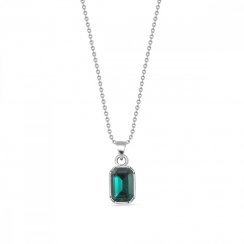 Náhrdelník zelený so Swarovski Elements Royal N26028EM Emerald