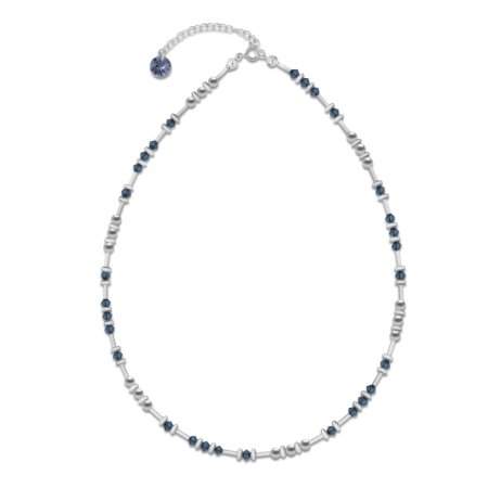 Náhrdelník modrý so Swarovski Elements Clematis N58105328LGM Montana