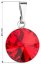 Přívěsek červený Rivoli se Swarovski Elements Light Siam 12 mm