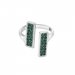 Prsten zelený se Swarovski Elements Glow PFMP1EM Emerald