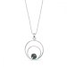 Náhrdelník duhový se Swarovski Elements Glory NOD1122SS29RD Rainbow Dark