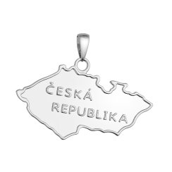 Strieborný prívesok Česká republika 64100