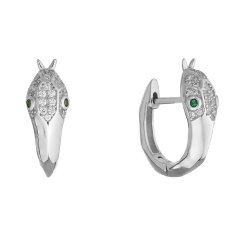 Strieborné krúžky v tvare hada 11776.1