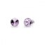 Náušnice fialové Rivoli so Swarovski Elements Sweet Candy Studs K1122SS39V violet 8 mm