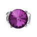 Prsteň so Swarovski Elements Rivoli Amethyst 12 mm
