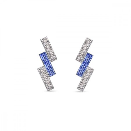 Náušnice modré sa Swarovski Elements Moonlight KFMP3CSA Sapphire