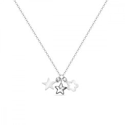 Náhrdelník čirý se Swarovski Elements Joy NMIX2816C Krystal