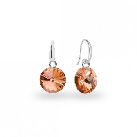 Náušnice Rivoli sa Swarovski Elements Candy KW112212VR Vintage Rose 10 mm