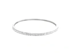 Oceľový náramok rovný s kryštálmi Swarovski Elements