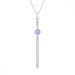 Náhrdelník modrý se Swarovski Elements Ballena NC1122SS29LS Light Sapphire