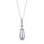 Náhrdelník so Swarovski Elements perla Lavender