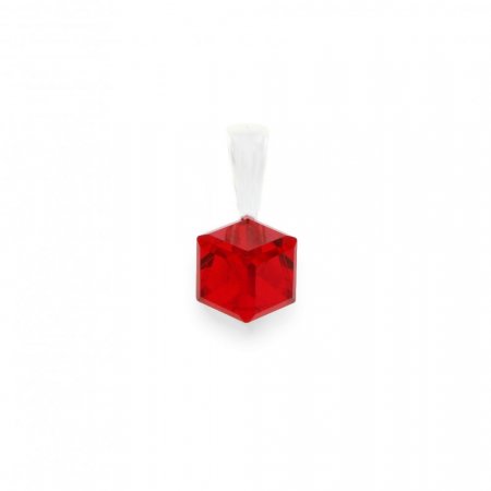 Přívěsek se Swarovski Elements Cube Small Siam