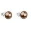 Náušnice so Swarovski Elements 31142.3 Bronze 8 mm