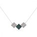 Náhrdelník zelený se Swarovski Elements Glitter NKFM3CEM Emerald