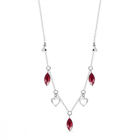 Náhrdelník červený so Swarovski Elements Euphoria NROLO22017SC Scarlet