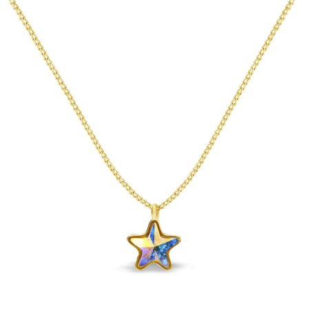 Náhrdelník duhový se Swarovski Elements Astral Star NG28165AB